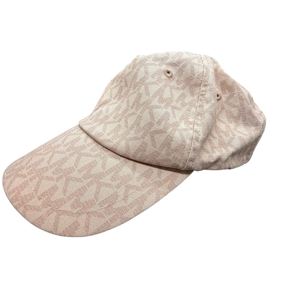 MICHAEL KORS Women's Baseball Hat Size OS Optic Pink MK DOT LOGO